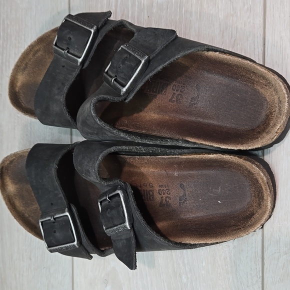 Birkenstock Women Arizona Sandals Flats shoes sz 37/6 Narrow - Picture 5 of 11